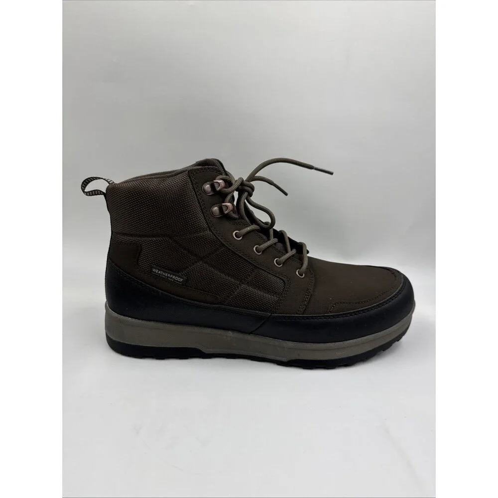 Weatherproof “Stoll Cold” Men's Size 10 Waterproof Insulated Winter Boots Brown